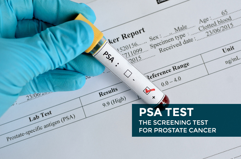 PSA TEST – THE SCREENING TEST FOR PROSTATE CANCER…